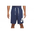 Nike Club Alumni Ανδρική Αθλητική Βερμούδα Μπλε Σκούρα