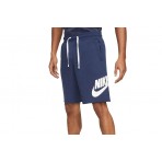 Nike Club Alumni Ανδρική Αθλητική Βερμούδα Μπλε Σκούρα