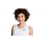 Nike Dri-FIT Γυναικεία Αμάνικη Μπλούζα Λευκή