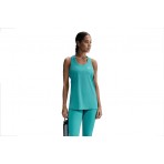 Nike Dri-FIT Γυναικεία Αμάνικη Μπλούζα Τυρκουάζ