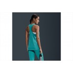 Nike Dri-FIT Γυναικεία Αμάνικη Μπλούζα Τυρκουάζ