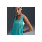 Nike Dri-FIT Γυναικεία Αμάνικη Μπλούζα Τυρκουάζ