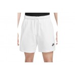 Nike Club Fleece Ανδρικό Αθλητικό Σορτς Λευκό