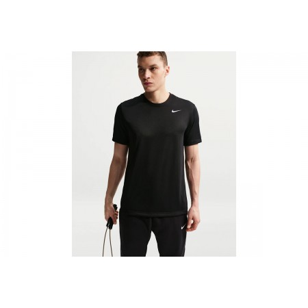 Nike Dri-FIT Legend Fitness Ανδρικό Κοντομάνικο T-Shirt Μαύρο