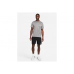 Nike Dri-Fit Legend Fitness Ανδρικό Κοντομάνικο T-Shirt Γκρι
