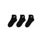 Nike Everyday Essential Unisex Κάλτσες  Μαύρες Τρία Ζευγάρια