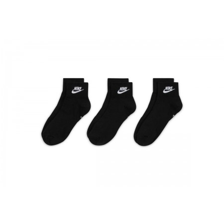 Nike Everyday Essential Unisex Κάλτσες  Μαύρες Τρία Ζευγάρια