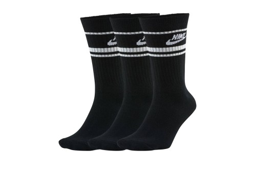 Nike Sportswear Everyday Essential Κάλτσες Ψηλές 3 Ζευγάρια (DX5089 010)