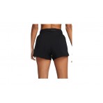 Nike One Dri-Fit Mid-Rise Γυναικείο Αθλητικό Σορτς Μαύρο
