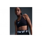 Nike Swoosh Γυναικείο Μπουστάκι Μαύρο