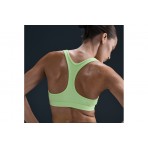 Nike Swoosh Light Support Γυναικείο Μπουστάκι Λαχανί