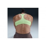 Nike Swoosh Light Support Γυναικείο Μπουστάκι Λαχανί