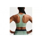 Nike Swoosh Sports Γυναικείο Αθλητικό Μπουστάκι Φυστικί