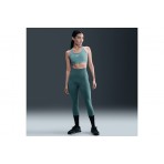 Nike Swoosh Medium Support Γυναικείο Μπουστάκι Οινοπνευματί