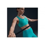 Nike Swoosh Medium Support Γυναικείο Μπουστάκι Τυρκουάζ