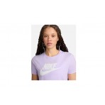 Nike Sportswear Essentials Γυναικείο Κοντομάνικο T-Shirt Λιλά