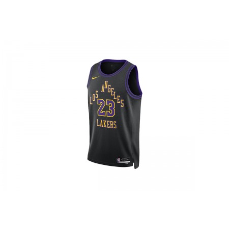 Νike NBA James Los Angeles Lakers City Edition Μπασκετική Φανέλα