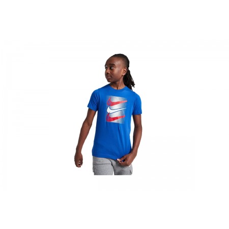 Nike Παιδικό Κοντομάνικο T-Shirt Μπλε