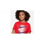 Nike Παιδικό Κοντομάνικο T-Shirt Κόκκινο
