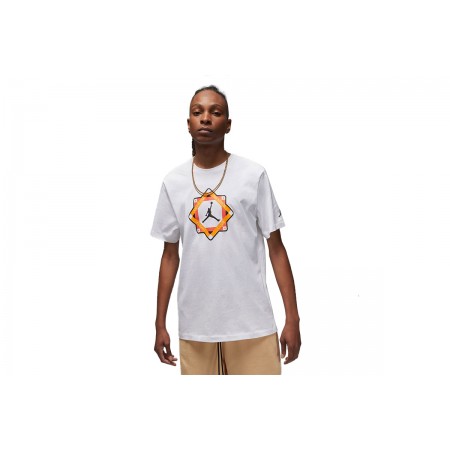 Jordan Ανδρικό Κοντομάνικο T-Shirt Λευκό (DX9565 100)