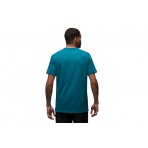 Jordan Ανδρικό Κοντομάνικο T-Shirt Πετρόλ (DX9593 318)