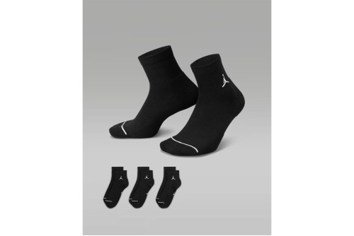 Jordan Everyday Κάλτσες Κοντές 3 Ζευγάρια (DX9655 010)
