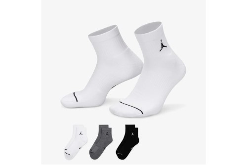 Jordan Everyday Κάλτσες Κοντές 3 Ζευγάρια (DX9655 911)