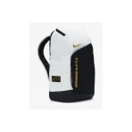 Nike Hoops Elite Unisex Σακίδιο Πλάτης Λευκό, Μαύρο, Χρυσό