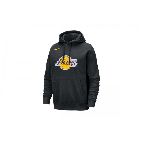 Nike NBA Los Angeles Lakers Ανδρικό Φούτερ με Κουκούλα Μαύρο