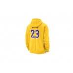 Nike NBA LeBron James Ανδρικό Φούτερ με Κουκούλα Κίτρινο