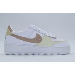 Nike Air Force 1 Shadow Sneakers Λευκά, Μπεζ, Χρυσά
