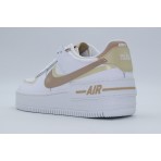 Nike Air Force 1 Shadow Sneakers Λευκά, Μπεζ, Χρυσά