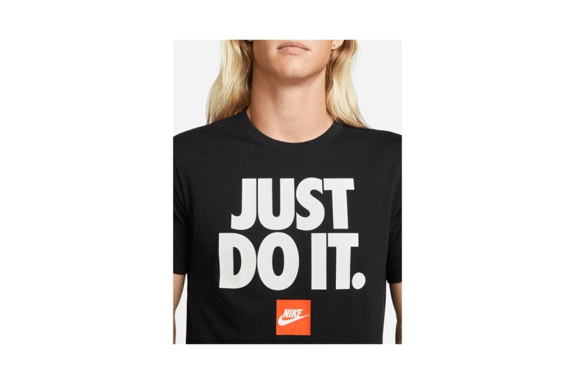 Nike Sportswear Just Do It Ανδρικό Κοντομάνικο T-Shirt Μαύρο