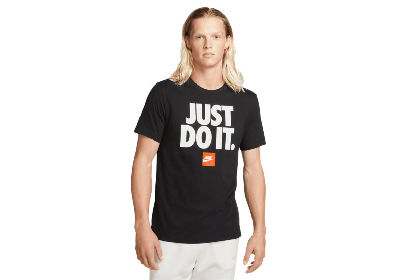 Nike Sportswear Just Do It Ανδρικό Κοντομάνικο T-Shirt Μαύρο