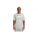 Nike Ανδρικό Κοντομάνικο T-Shirt Γκρι (DZ2997 063)