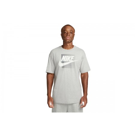 Nike Ανδρικό Κοντομάνικο T-Shirt Γκρι (DZ2997 063)