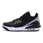 Jordan Max Aura 5 Παιδικά Sneakers Μαύρα, Χρυσά, Γκρι, Λευκά