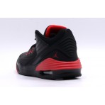 Jordan Max Aura 5 Ανδρικά Sneakers Μαύρα, Κόκκινα