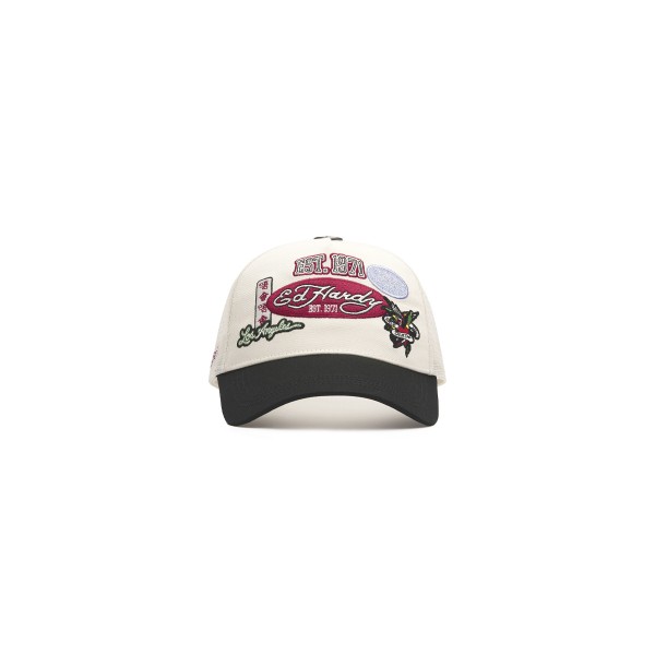 Ed Hardy Est 1971 Varsity Badge 5 Panel Καπέλο Snapback (ED5620-58)