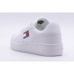 Tommy Jeans Retro Basket Ανδρικά Παπούτσια Λευκά