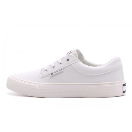 Tommy Jeans Vulc. Skate Derby Ανδρικά Παπούτσια Λευκά