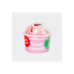 Eat My Socks Sweet Cupcake Παιδικές Κάλτσες μέχρι τη Γάμπα Ροζ, Λευκές, Κόκκινες 1 Ζευγάρι