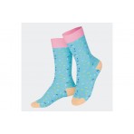 Eat My Socks Joe Donut Παιδικές Κάλτσες μέχρι τη Γάμπα Γαλάζιες, Ροζ, Καφέ 1 Ζευγάρι