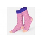 Eat My Socks Joe Donut Παιδικές Κάλτσες μέχρι τη Γάμπα Ροζ, Μπλε, Καφέ 1 Ζευγάρι