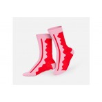 Eat My Socks Happy Birthday Παιδικές Κάλτσες μέχρι τη Γάμπα Κόκκινο, Ροζ 1 Ζευγάρι