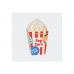 Eat My Socks Pop Corn Παιδικές Κάλτσες μέχρι τη Γάμπα Κόκκινες, Λευκές, Κίτρινες 1 Ζευγάρι