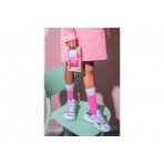 Eat My Socks Frozen Pop Παιδικές Κάλτσες μέχρι τη Γάμπα Λευκές, Φούξια 1 Ζευγάρι