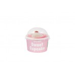 Eat My Socks Unisex Strawberry Cupcake Κάλτσες πάνω από τη Γάμπα