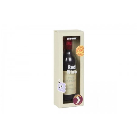 Eat My Socks Red Wine Unisex Ψηλές Κάλτσες Μπορντό, Μαύρες 1 Ζευγάρι