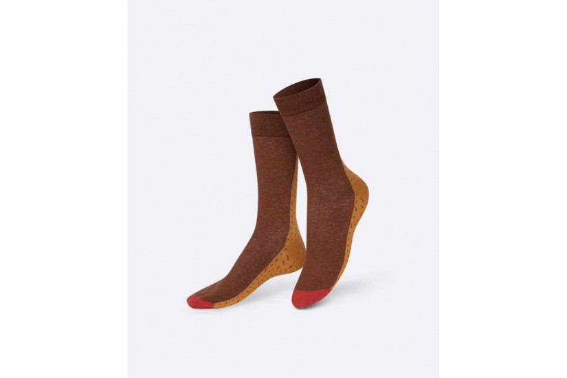 Eat My Socks Chocholate Cupcake Unisex Ψηλές Κάλτσες 1 Ζευγάρι